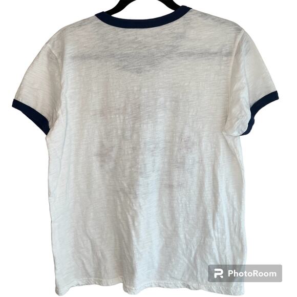 Disney Minnie Mouse patriotic ringer tee Size Large - Picture 2 of 6